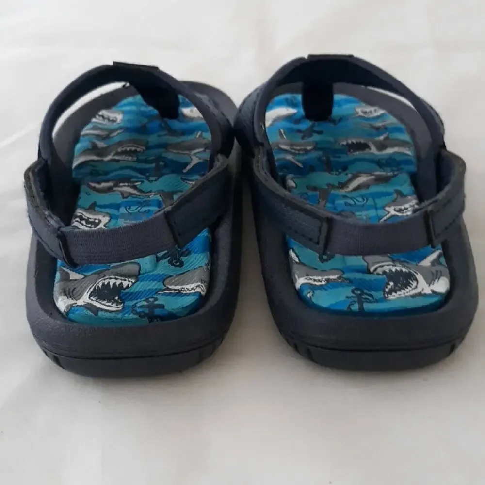 Capelli kids shark sandals